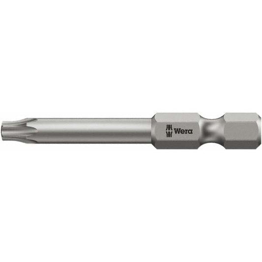 Wera 05060052001 Power Screwdriver Bit T20 Torx, TX20 Speciality Point Size, 1/4" Hex Drive