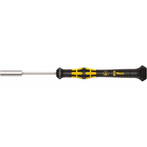 Wera 05030151001 Nut Driver 5.5 mm Drive, Solid Shaft, Ergonomic Handle, 157 mm OAL