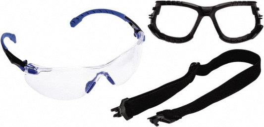 3M 7100079186 Safety Glass Solus, Clear Lenses, Anti-Fog, ANSI Z87.1+CSA Z94.3