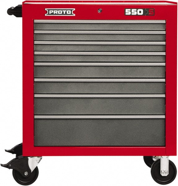 Proto J553441-8SG Steel Tool Roller Cabinet 8 Drawers
