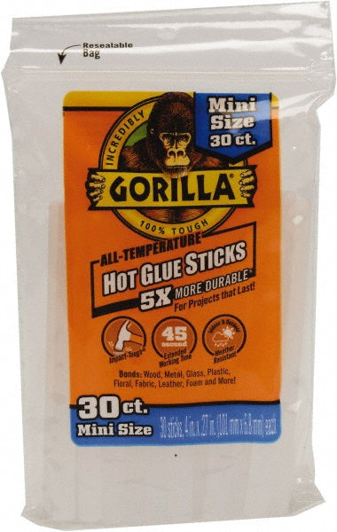 Gorilla Glue 3023003 Hot Melt Glue Stick 4" Long