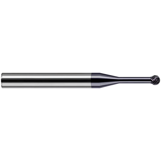 Harvey Tool 883293 Abrasive Burr SD, 3/32" Cut Dia, Ball, Double Cut