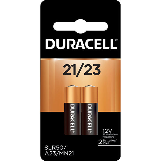 Duracell 00041333661506 Standard Battery Size 21 & 23, Alkaline