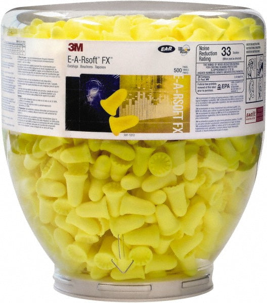 3M 7100088422 Earplug Dispenser Refill 1Pr, Foam, Bell Shape, 33dB