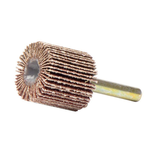 Weiler 52003 Mounted Flap Wheel 1" Dia, 1" Face Width, 60 Grit, Aluminum Oxide