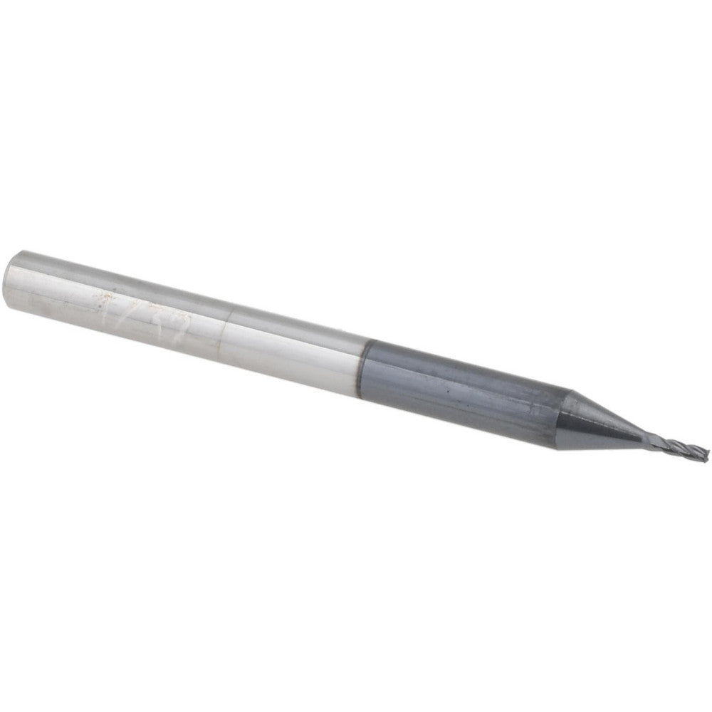Accupro 67094409 Square End Mill 1/32'' Dia, 3/32'' LOC, 1/8'' Shank Dia, 1-1/2'' OAL, 4 Flutes, Solid Carbide
