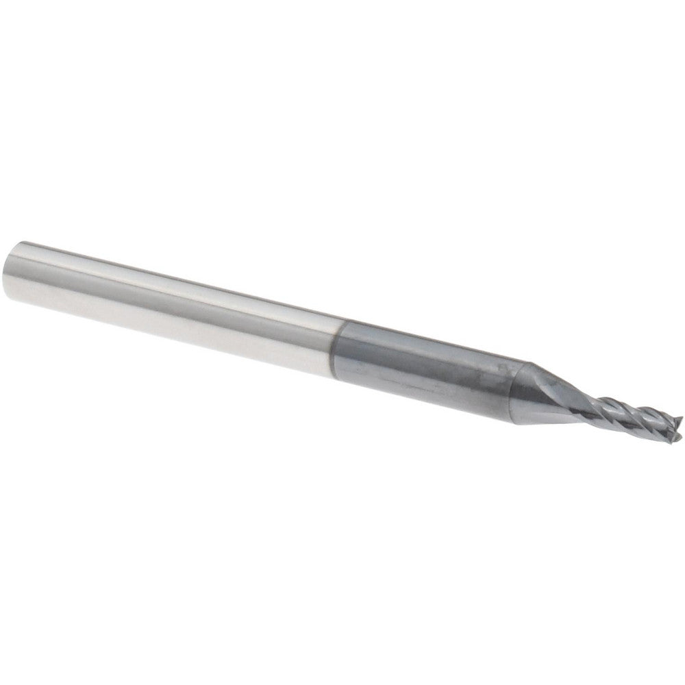 Accupro 67094425 Square End Mill 1/16'' Dia, 3/16'' LOC, 1/8'' Shank Dia, 1-1/2'' OAL, 4 Flutes, Solid Carbide