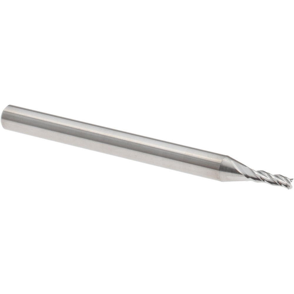 Accupro 67094805 Square End Mill 1/16'' Dia, 3/16'' LOC, 1/8'' Shank Dia, 1-1/2'' OAL, 4 Flutes, Solid Carbide