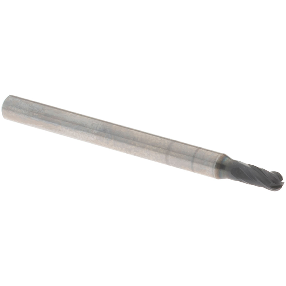 OSG 414-0938-BN11 Ball End Mill 0.0938" Dia, 0.1875" LOC, 4 Flute, Solid Carbide