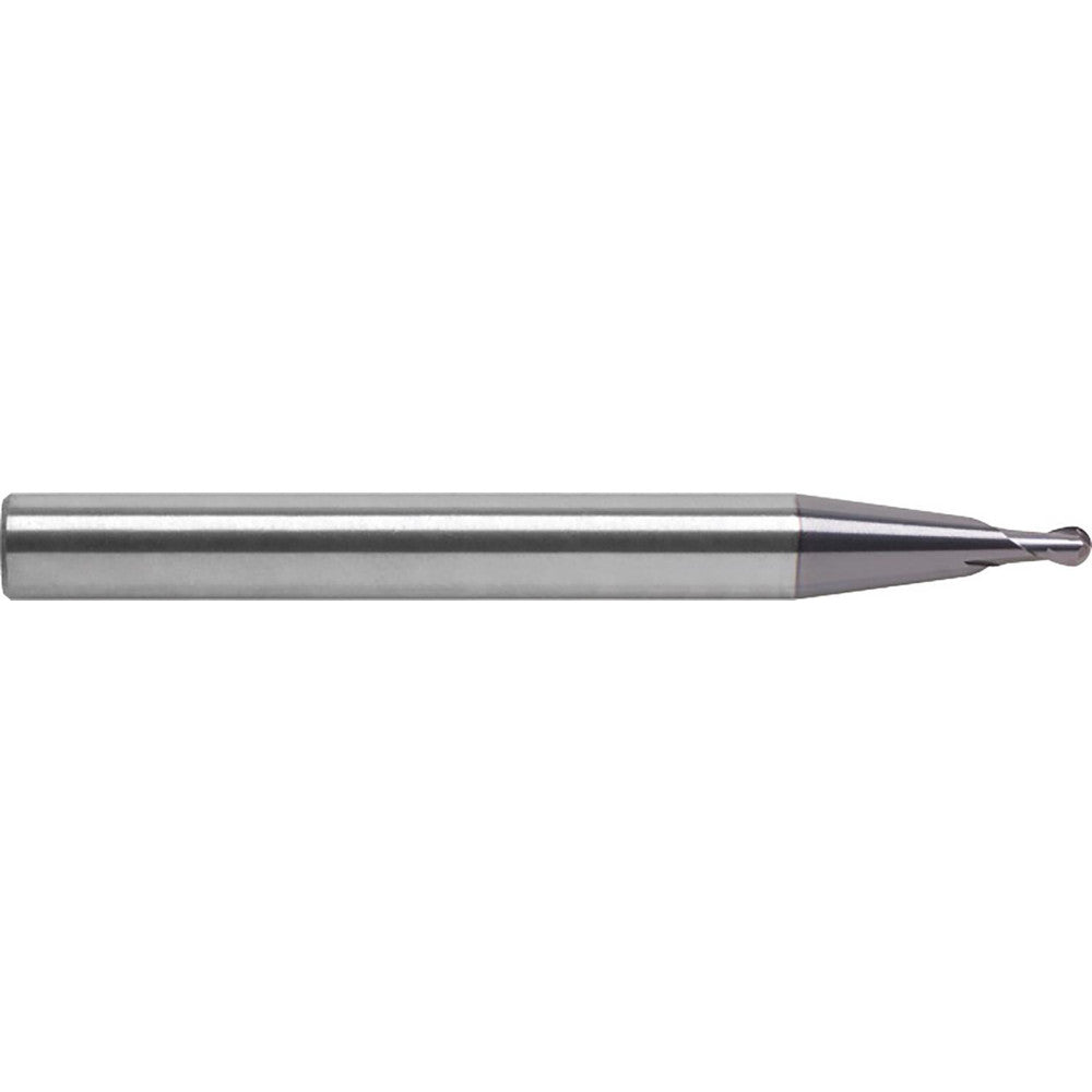 RobbJack DM-201-08 Ball End Mill 1/4" Dia, 1/4" LOC, 2 Flute, Solid Carbide
