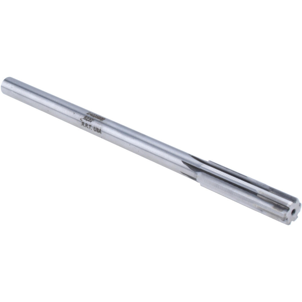 Rock River Tool Inc. 24005220 Chucking Reamer 0.5220" Dia, Straight-Cylindrical Shank, Carbide-Tipped