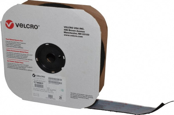 Velcro USA 174661 2" x 25 Yd Adhesive Backed Loop Roll