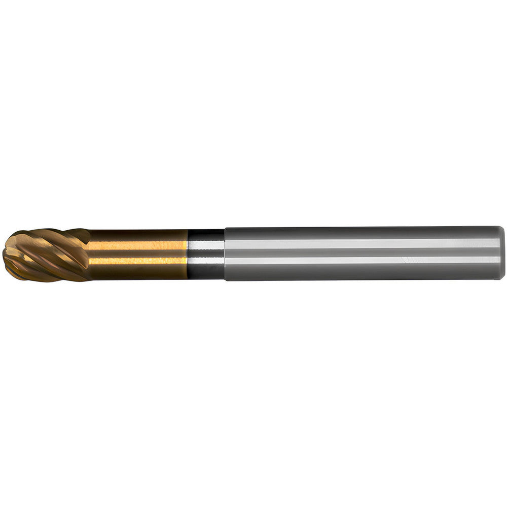 Kennametal 7077559 Ball End Mills Mill Diameter (Inch) 1/2  Mill Diameter (Decimal Inch) 0.5000  Number Of Flutes 6  End Mill Material Solid Carbide  Length of Cut (Decimal Inch) 0.6250  Length of Cut (Inch) 5/8