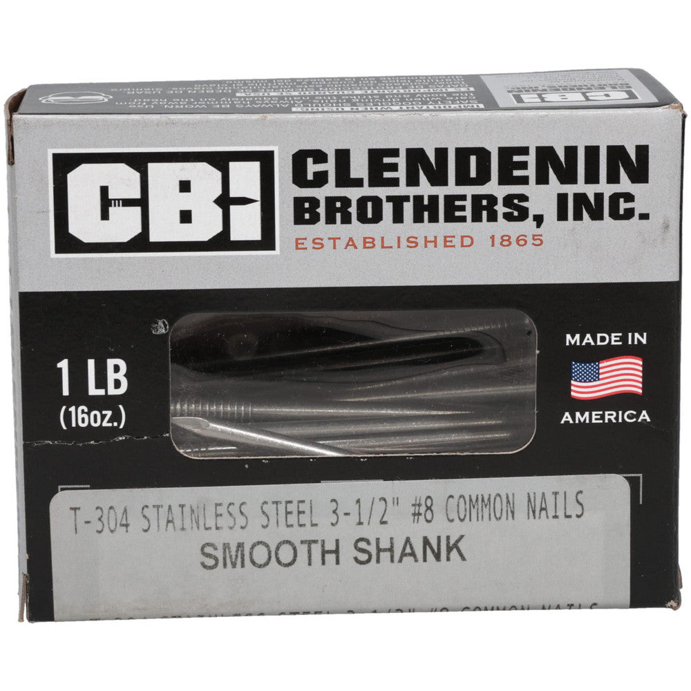 CLENDENIN BROTHERS, INC. 5E1040 16D, 8 Gauge, 3-1/2" OAL Common Nails