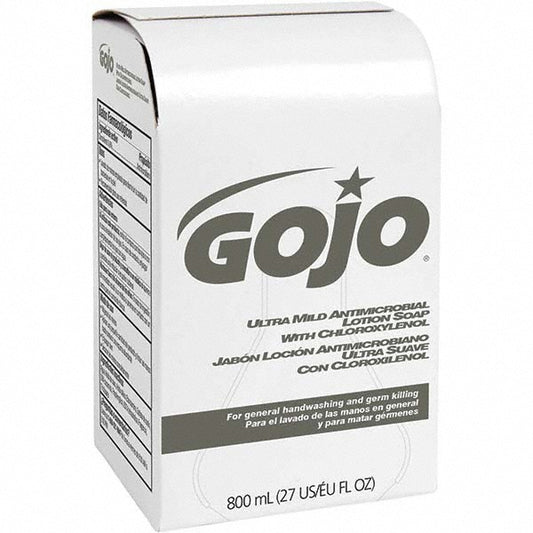 GOJO 9212-12 GOJO Ultra Mild Antimicrobial Lotion Soap with Chloroxylenol, 12/Case