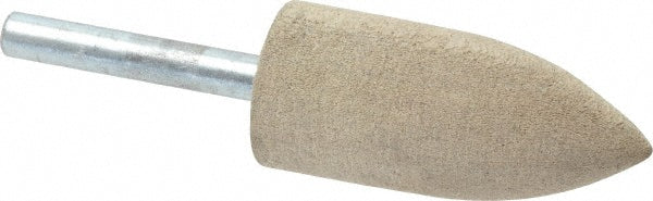 Cratex A11A120CXG 1/4 Mounted Point 2" Thick, 1/4" Shank Dia, A11, 120 Grit, Fine