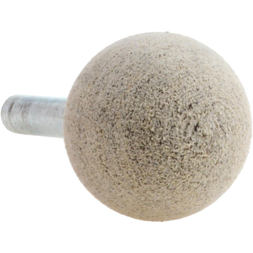 Cratex A25A80CXG 1/4 Mounted Point 1" Thick, 1/4" Shank Dia, A25, 80 Grit, Medium