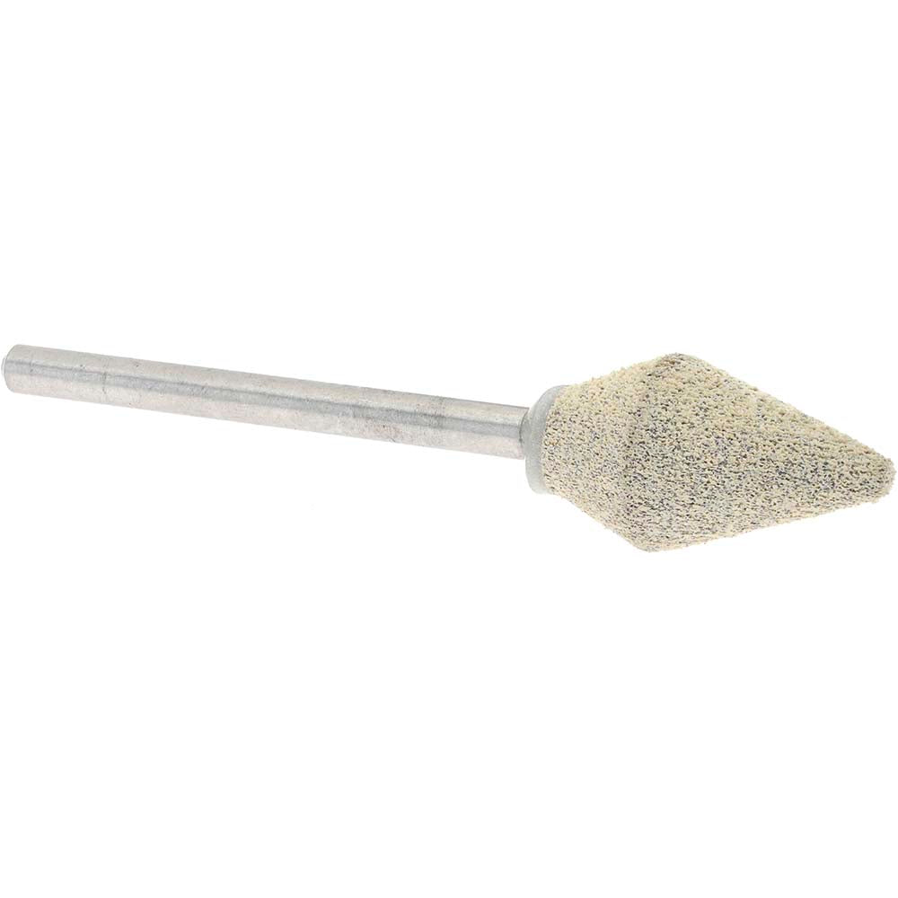 Cratex B51A80CXG 1/8 Mounted Point 3/4" Thick, 1/8" Shank Dia, B51, 80 Grit, Medium