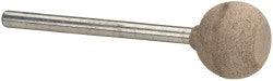 Cratex B62A120CXG 1/8 Mounted Point 3/8" Thick, 1/8" Shank Dia, B62, 120 Grit, Fine