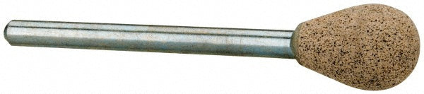 Cratex B112A80CXG 1/8 Mounted Point 1/2" Thick, 1/8" Shank Dia, B112, 80 Grit, Medium