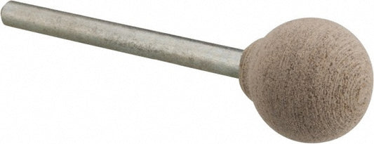 Cratex B121A120CXG 1/8 Mounted Point 1/2" Thick, 1/8" Shank Dia, B121, 120 Grit, Fine