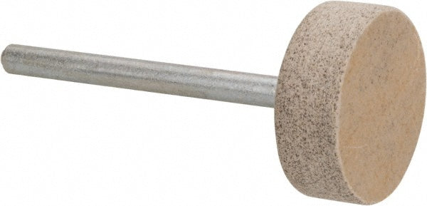 Cratex W201A80CXG 1/8 Mounted Point 1/4" Thick, 1/8" Shank Dia, W201, 80 Grit, Medium