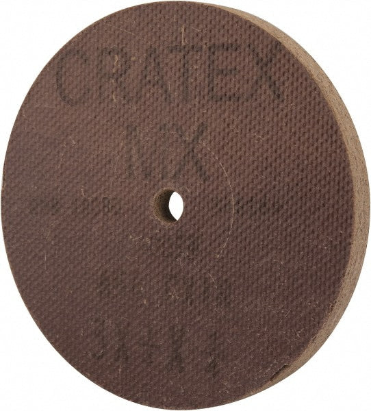 Cratex 40033 Surface Grinding Wheel 3" Dia, 1/4" Thick, 1/4" Hole, 54 Grit