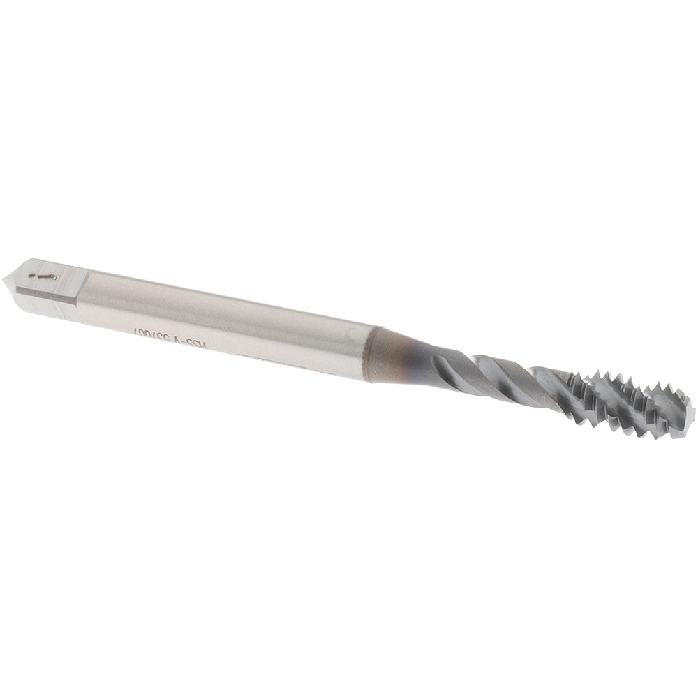 OSG 0136708 Spiral Flute Tap #10-24 UNC, 3 Flutes, Bottoming, 2B/3B Class of Fit, Vanadium High Speed Steel, TICN Coated