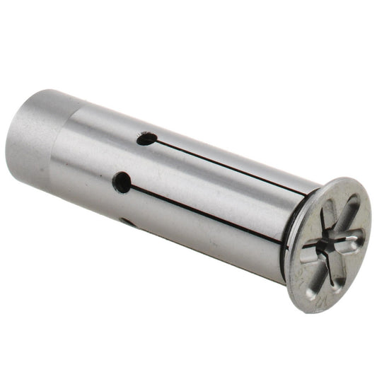 Accupro 1542806 Hydraulic Chuck Sleeves Inside Diameter (Inch) 1/8  Outside Diameter (Inch) 1/2  Head Diameter (mm) 16.5000  Through Coolant Yes  Sleeve Type Slotted  Material Alloy Steel