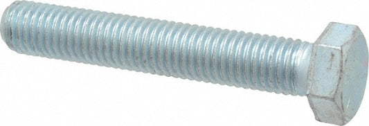 HHCS Made In USA MSC67217869-1 Hex Head Cap Screw 5/8-11, 3-3/4" Length Under Head, Grade 5 Steel, Zinc Finish