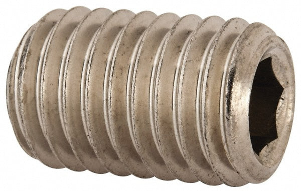 Value Collection R63268442 Set Screw 5/8-11 x 1", Cup Point, Stainless Steel, Grade 18-8