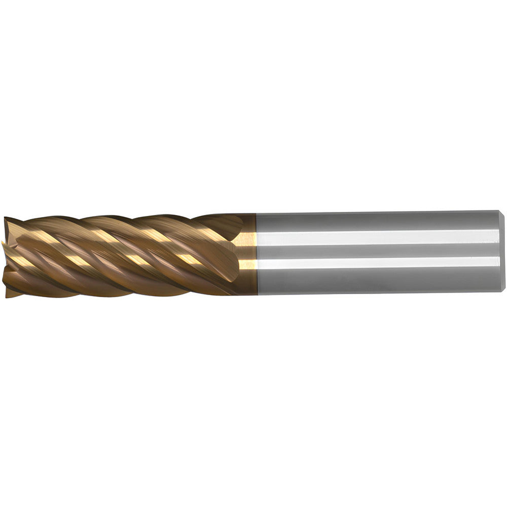 Kennametal 7077617 Square End Mill 3/8" Dia, 1" LOC, 6 Flute, Solid Carbide