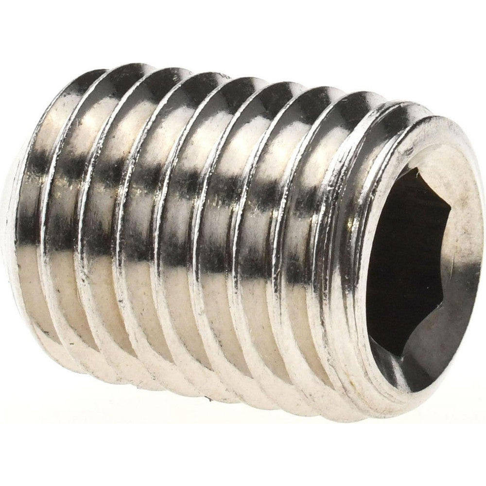 Value Collection R63232924 Set Screw 3/4-10 x 1", Cup Point, Stainless Steel, Grade 18-8