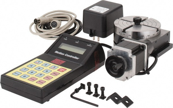 Sherline 8700 28,800 Max RPM Table/400 Max RPM Motor, 4" Table Diam, Horiz, CNC Rotary Indexing Table