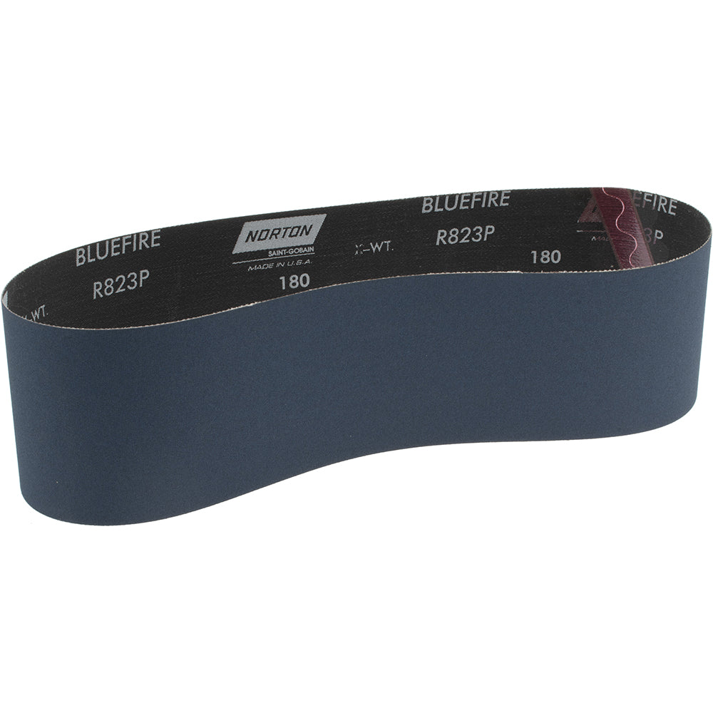Norton 78072731152 Abrasive Belt 4" Wide, 36" Long, 180 Grit, Zirconia Alumina