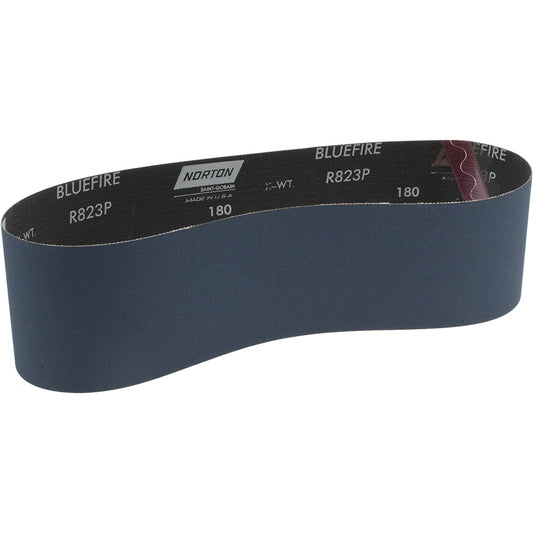 Norton 78072731152 Abrasive Belt 4" Wide, 36" Long, 180 Grit, Zirconia Alumina