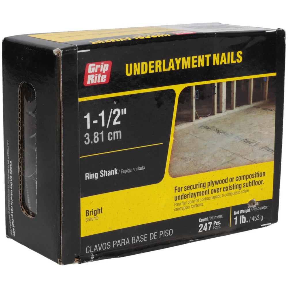 Value Collection 112ATUL1 13 Gauge, 1-1/2" OAL Underlayment Nails