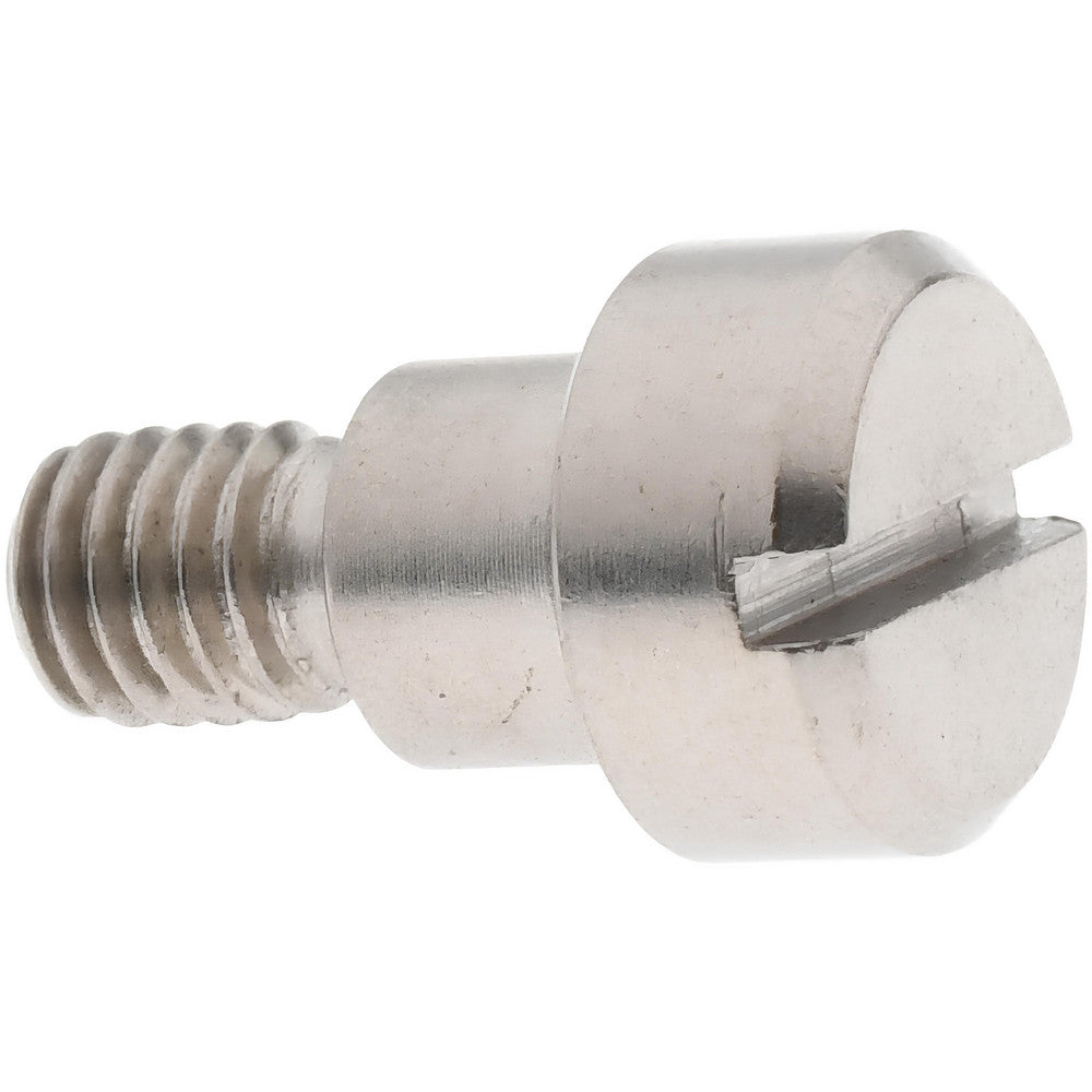 ELECTRO HARDWARE SCS375-13 Precision Shoulder Screw 1/4" Shoulder Dia, 3/16" Shoulder Length, #10-32, 1/4" Thread Length, 18-8 & 303, Stainless Steel, Slotted