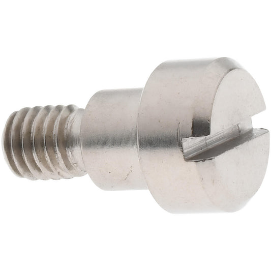 ELECTRO HARDWARE SCS375-13 Precision Shoulder Screw 1/4" Shoulder Dia, 3/16" Shoulder Length, #10-32, 1/4" Thread Length, 18-8 & 303, Stainless Steel, Slotted