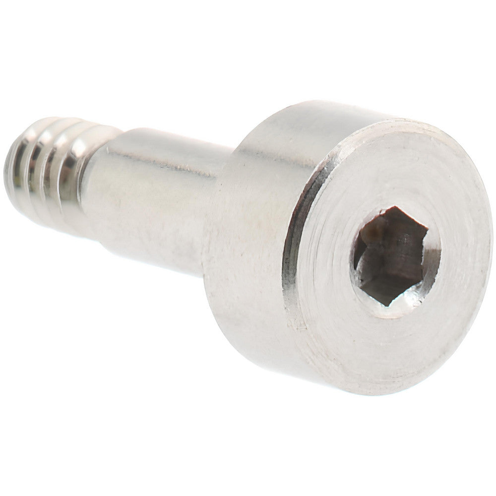 ELECTRO HARDWARE SCB250-3 Precision Shoulder Screw 1/8" Shoulder Dia, 1/4" Shoulder Length, #4-40, 0.156" Thread Length, 18-8 & 303, Stainless Steel, Hex Socket