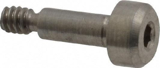 ELECTRO HARDWARE SCB250-4 Precision Shoulder Screw 1/8" Shoulder Dia, 5/16" Shoulder Length, #4-40, 0.156" Thread Length, 18-8 & 303, Stainless Steel, Hex Socket