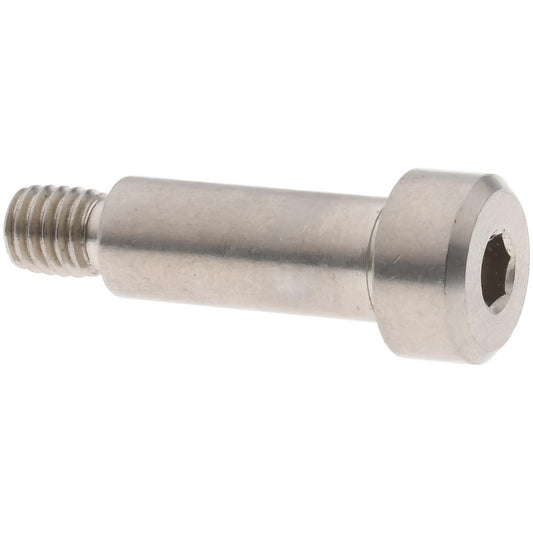 Electro Hardware SCB375-18 MOD Precision Shoulder Screw 1/4" Shoulder Dia, 5/8" Shoulder Length, #10-32, 1/4" Thread Length, 18-8 & 303, Stainless Steel, Hex Socket