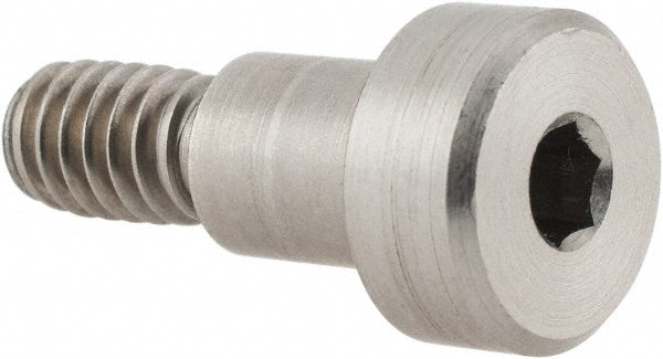 ELECTRO HARDWARE SCB500-3 Precision Shoulder Screw 5/16" Shoulder Dia, 3/8" Shoulder Length, 1/4-20, 0.438" Thread Length, 18-8 & 303, Stainless Steel, Hex Socket