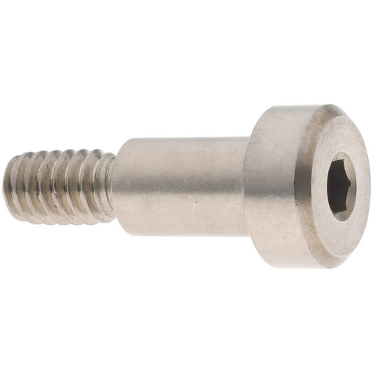 ELECTRO HARDWARE SCB500-4 Precision Shoulder Screw 5/16" Shoulder Dia, 1/2" Shoulder Length, 1/4-20, 0.438" Thread Length, 18-8 & 303, Stainless Steel, Hex Socket