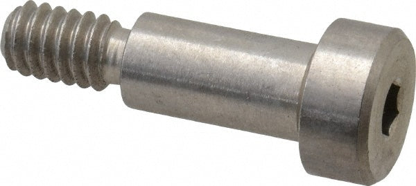ELECTRO HARDWARE SCB500-5 Precision Shoulder Screw 5/16" Shoulder Dia, 5/8" Shoulder Length, 1/4-20, 0.438" Thread Length, 18-8 & 303, Stainless Steel, Hex Socket