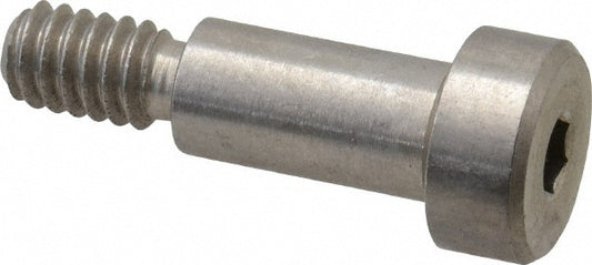ELECTRO HARDWARE SCB500-5 Precision Shoulder Screw 5/16" Shoulder Dia, 5/8" Shoulder Length, 1/4-20, 0.438" Thread Length, 18-8 & 303, Stainless Steel, Hex Socket