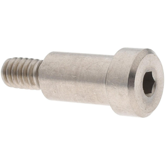 ELECTRO HARDWARE SCB500-375-5 Precision Shoulder Screw 3/8" Shoulder Dia, 5/8" Shoulder Length, 1/4-20, 0.438" Thread Length, 303 Stainless Steel, Hex Socket