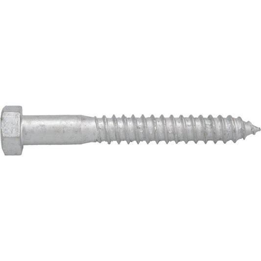 Value Collection 36BL9100508 5/8" Screw, 5" Length Under Head, Steel, Hex Head Lag Screw