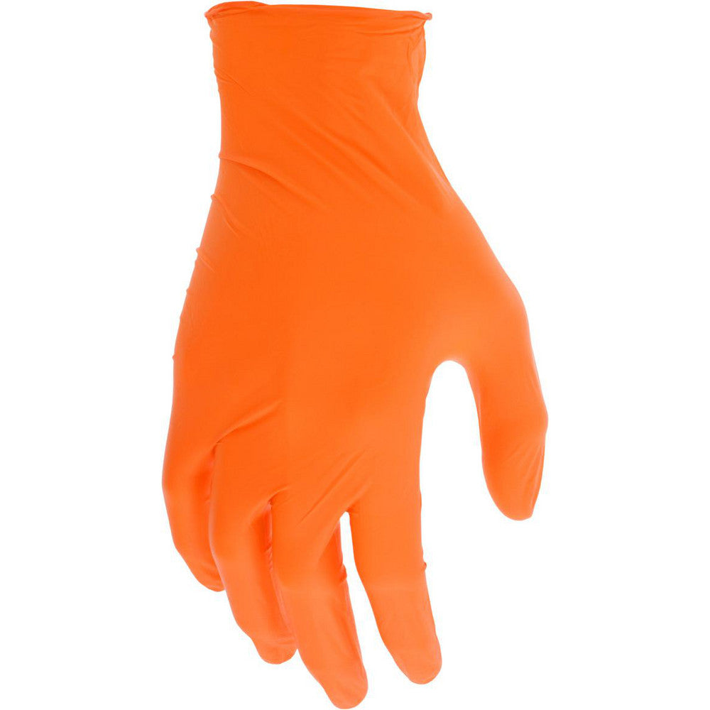 MCR Safety 60035OS Disposable Glove Series NitriShield, Size Small, 3.5 mil, Nitrile, Food Grade, Powder-Free, No