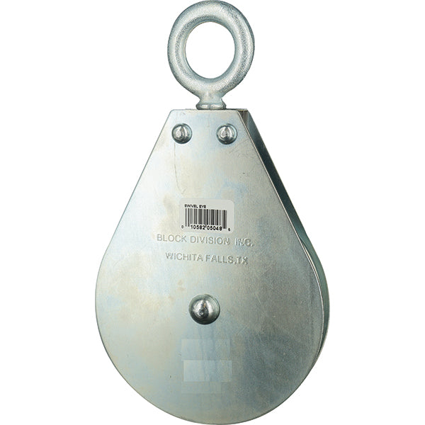 Block Division 03548-3/8 SN-C 1, 550 Lbs. Load Limit, Swivel Eye Snatch Block